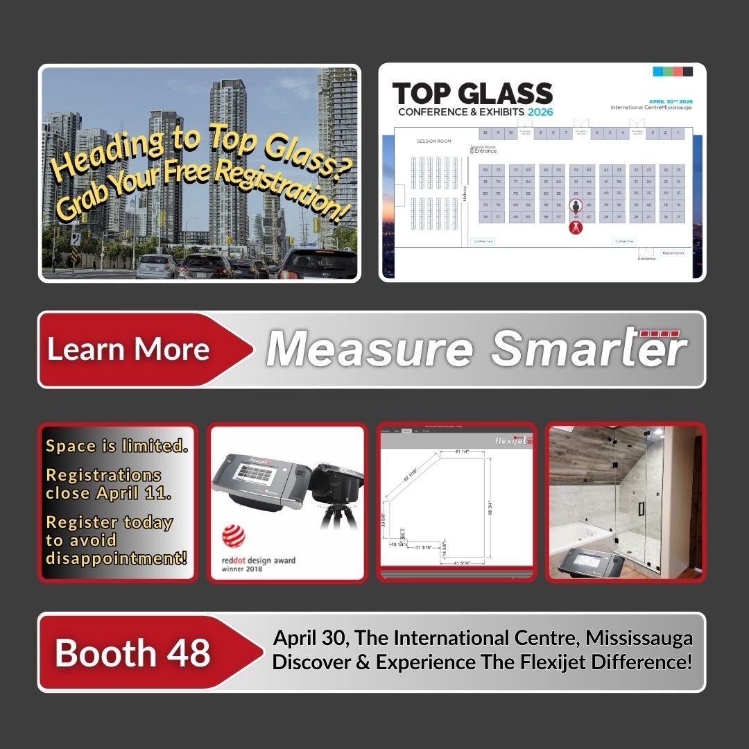 Top Glass Mississauga, ON_Flexijet 3D Tradeshows Top Glass Mississauga, ON_Flexijet 3D Tradeshows